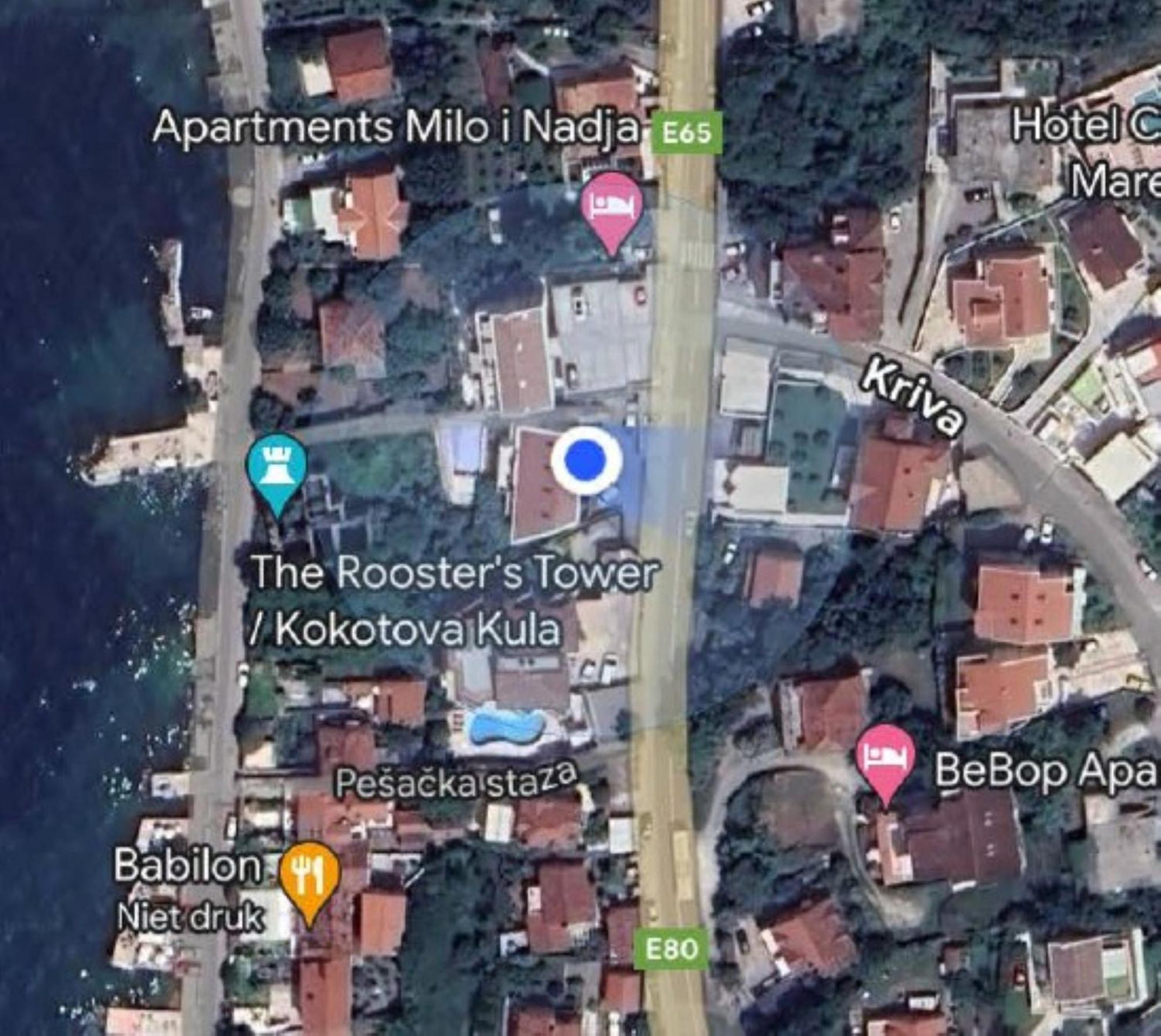 Apartment With Swimmingpool, Seaview And Large Terrace, 1St Floor, Min 2 Persons Dobrota Exterior photo